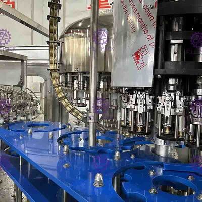Cadena de producción de cristal del vinagre del control del PLC de la máquina de embotellado 40 cabeza