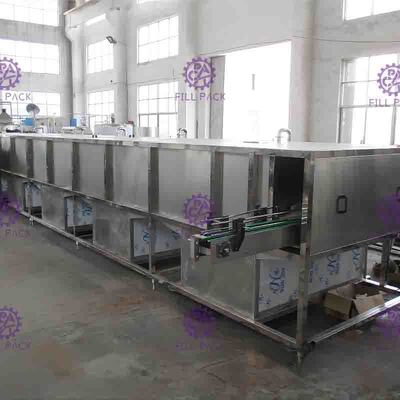 Puede/empaquetadora el enfriamiento en botella de la botella del esterilizador del jugo para la bebida que hace la máquina