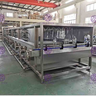 El vidrio embotelló la máquina de enfriamiento 36℃ - 85℃ del jugo para la máquina del relleno en caliente