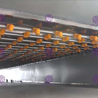 Máquina de enfriamiento de agua del espray de la botella de la empaquetadora del té helado puro del esterilizador