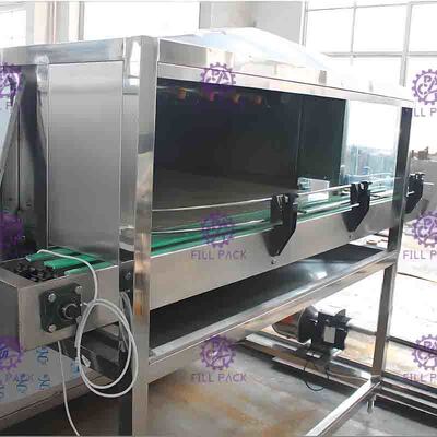 Máquina de enfriamiento de agua del espray de la botella de la empaquetadora del té helado puro del esterilizador