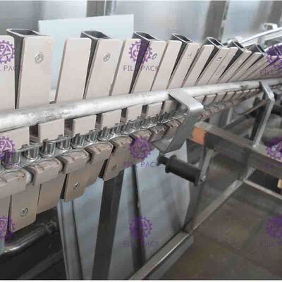 Esterilizador automático del revés de la botella de cristal para la línea del relleno en caliente