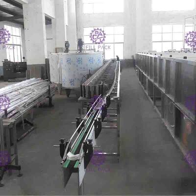 Esterilizador automático del revés de la botella de cristal para la línea del relleno en caliente