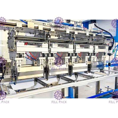 Alimentación continua automática del pegamento de la botella de la caja de la máquina caliente del embalador