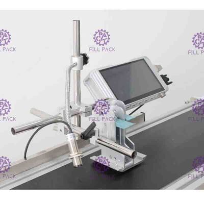 Máquina de codificación de impresión de inyección de tinta de alta resolución con velocidad automática de 75 m/min para código de fecha/logotipo