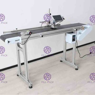 Máquina de codificación de impresión de inyección de tinta de alta resolución con velocidad automática de 75 m/min para código de fecha/logotipo