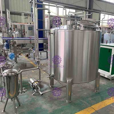 El agua chispeante 0.5T/H carbonató la cadena de producción del refresco