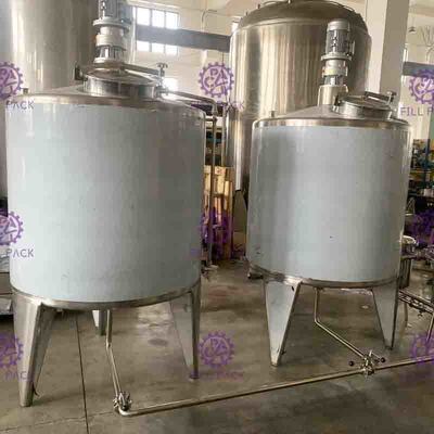 Crisol del azúcar de la calefacción de la pared doble/el tanque eléctricos para la cadena de producción del refresco