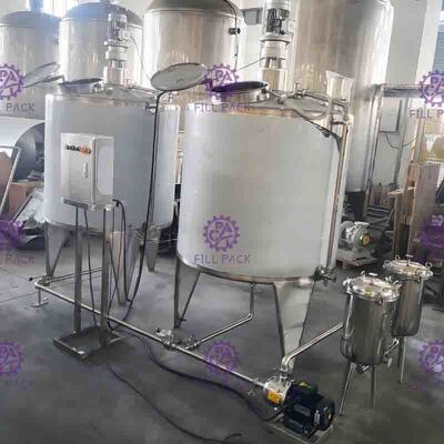Crisol del azúcar de la calefacción de la pared doble/el tanque eléctricos para la cadena de producción del refresco