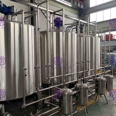 Cadena de producción carbónica eléctrica de la bebida bebida de la cerveza que hace la máquina