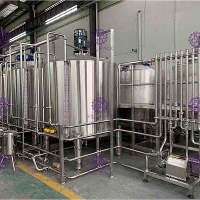 Cadena de producción carbónica eléctrica de la bebida bebida de la cerveza que hace la máquina