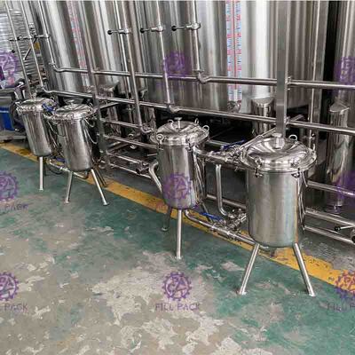Cadena de producción carbónica eléctrica de la bebida bebida de la cerveza que hace la máquina