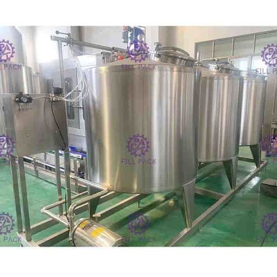 Línea de transformación del refresco del sistema de la limpieza del CIP semi auto con el tanque 500L