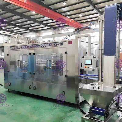 Vidrio plástico 3 de la bebida del ANIMAL DOMÉSTICO carbónico de la bebida en 1 máquina/equipo/planta/sistema monobloques de la producción de la botella