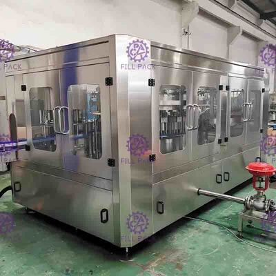 Vidrio plástico 3 de la bebida del ANIMAL DOMÉSTICO carbónico de la bebida en 1 embotelladora/equipo/línea/planta/sistema monobloques