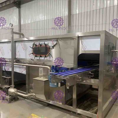 Acero inoxidable de enfriamiento en botella condimentado establo de la máquina del jugo