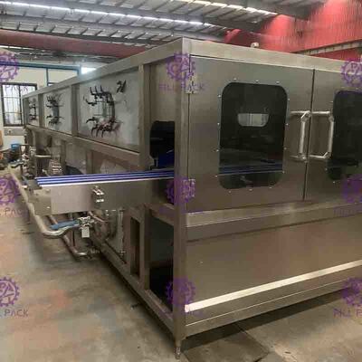 Máquina de enfriamiento de agua del espray de la botella de la empaquetadora del té helado puro del esterilizador