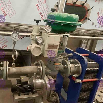 Esterilizador automático en botella bebida carbónica, equipo del tratamiento del zumo