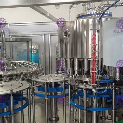 Máquina que capsula de relleno que se lava automática 3-In-1 para el agua mineral de la botella plástica