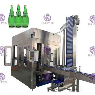 máquina de rellenar del agua de soda