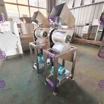 Máquina industrial de la trituradora de la fruta del equipo del tratamiento del zumo con el cuchillo de rotación