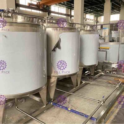 El lichí mezclado Juice Preparation Equipment Plant System del té 3000L/H de la bebida condimentó
