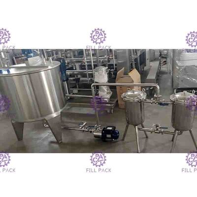 El lichí mezclado Juice Preparation Equipment Plant System del té 3000L/H de la bebida condimentó