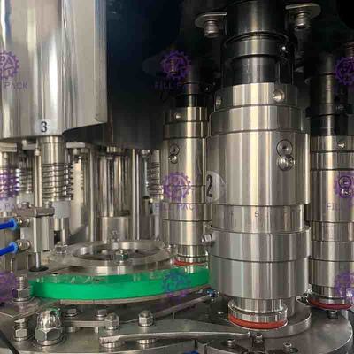 Alta botella plástica estéril Monoblock 0.5MPA aséptico de la máquina de rellenar 0.5L del agua de la seguridad