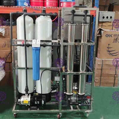 Máquina del tratamiento del agua potable del RO 500LPH