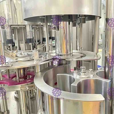 Máquina de rellenar del monoblock 6000BPH de la botella de la leche automática del integral 3 in-1washing-filing-capping/dispositivo