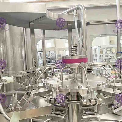Máquina de rellenar del monoblock 6000BPH de la botella de la leche automática del integral 3 in-1washing-filing-capping/dispositivo