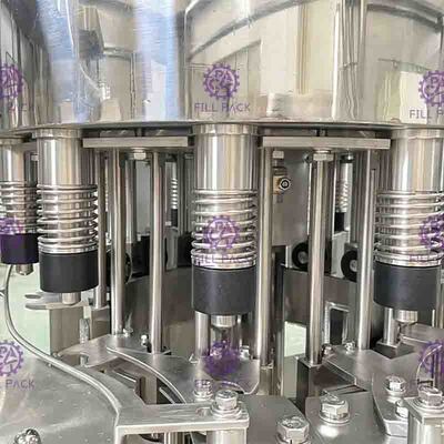Máquina de rellenar del monoblock 6000BPH de la botella de la leche automática del integral 3 in-1washing-filing-capping/dispositivo