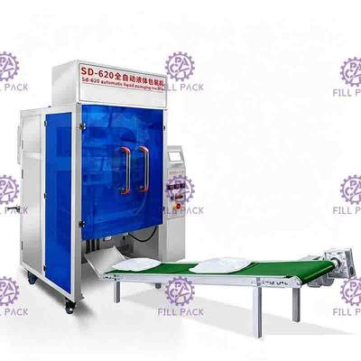 PLC líquido de la empaquetadora de la bolsita de la película compuesta 10KG programable