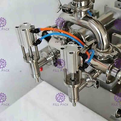 máquina de rellenar de la goma líquida neumática semi auto 1000ml