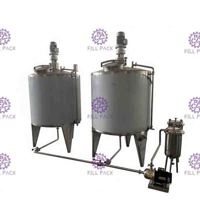 grado industrial aséptico del tanque de almacenamiento del tratamiento de aguas 10000L