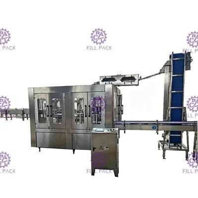 agua de 2L Monoblock que aclara la botella de relleno 0.5Mpa de consumición puro del ANIMAL DOMÉSTICO de la máquina que capsula