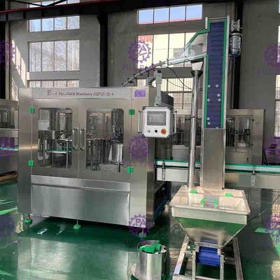 Máquina de rellenar mineral 3000BPH del agua potable con control del PLC