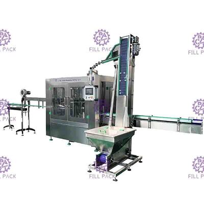 Línea pura de consumición automática planta de la máquina de rellenar del agua de la pequeña escala para las botellas plásticas del ANIMAL DOMÉSTICO
