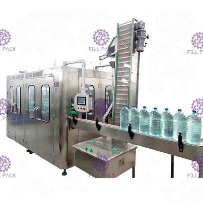 3L / mineral plástico 3 de la máquina de rellenar del agua de botella 5L/10L en 1 1500BPH