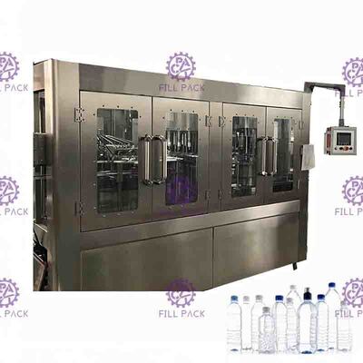 6000BPH 2000ml 3 automáticos en 1 máquina de rellenar del agua pura
