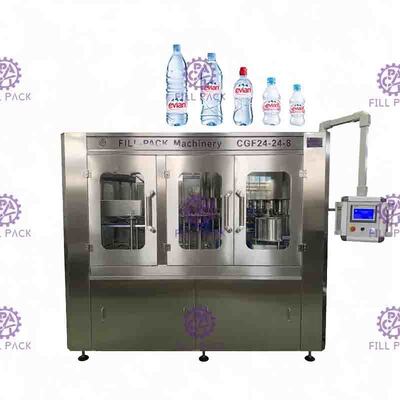 Embotelladora automática del agua potable, máquina de rellenar de alta velocidad