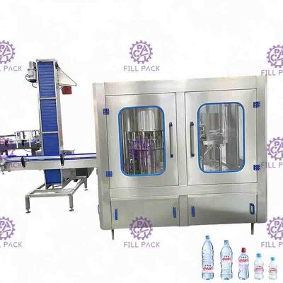 Máquina de rellenar Monoblock de la pequeña agua automática de la botella