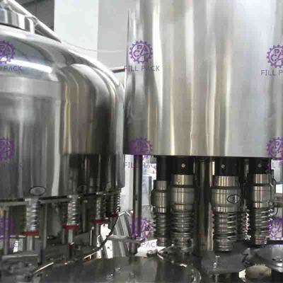 24 plantas de relleno del agua potable de la botella del ANIMAL DOMÉSTICO de las cabezas con control del PLC