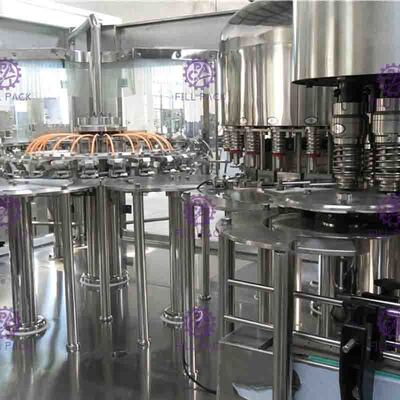 24 plantas de relleno del agua potable de la botella del ANIMAL DOMÉSTICO de las cabezas con control del PLC