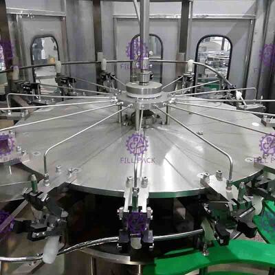 12 - 12 - 5 máquinas de rellenar líquidas de Monoblock 5L con la lubricación de la correa funcionan