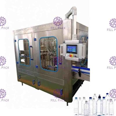 Máquina de rellenar del vacío grande de la botella de 12 cabezas con el transportador de alimentación de cadena