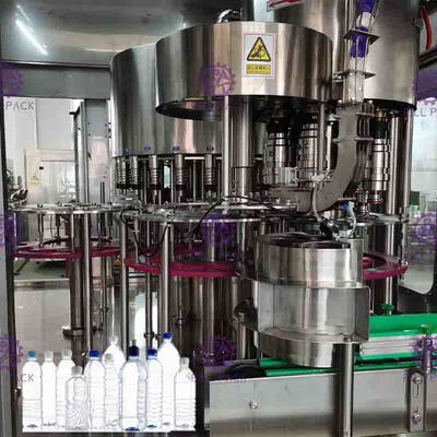 Máquina de rellenar del agua potable de Monoblock, relleno y lacre 3 del lavado en 1