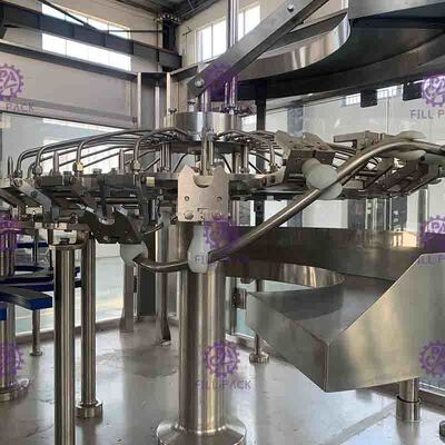 máquina de rellenar del agua potable 3-In-1 con el control Monoblock del PLC 24 cabezas