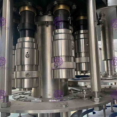 máquina de rellenar del agua potable 3-In-1 con el control Monoblock del PLC 24 cabezas