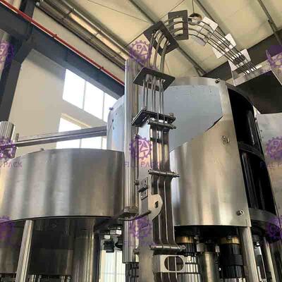 máquina de rellenar del agua potable 3-In-1 con el control Monoblock del PLC 24 cabezas